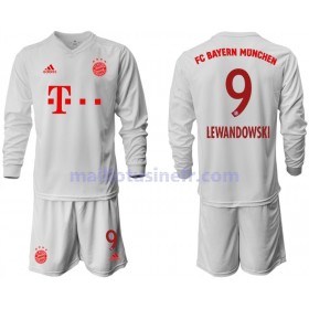 Maillot de Foot Bayern Munich Robert Lewandowski 9 Extérieur 2020-21 Manches Longues - Enfant